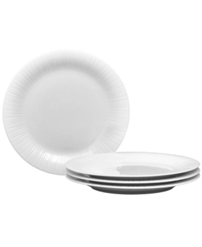 Noritake Conifere Set/4 Luncheon Plate In White