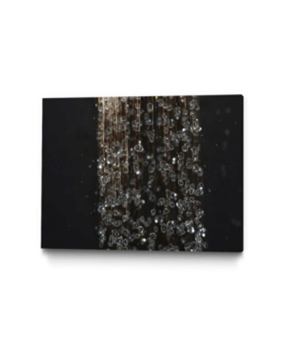 Giant Art 20" X 16" Golden Trails Museum Mounted Canvas Print In Black