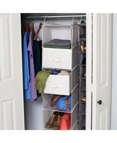 Shop Household Essentials 2-pack Hanging Closet Organizer Drawers In Cream