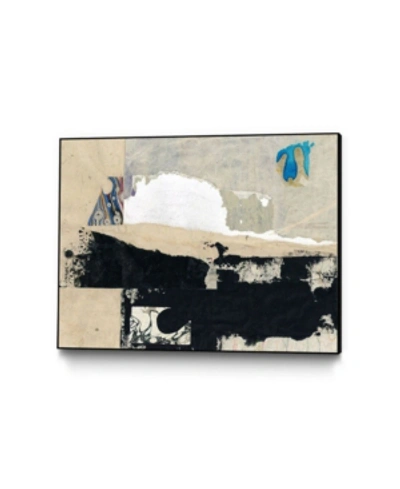 Giant Art 14" X 11" Modern Collage Vi Art Block Framed Canvas In Tan