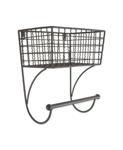 Shop Design Imports Small Farmhouse Towel Rack In Gray
