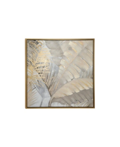 Shop Cosmoliving By Cosmopolitan Brown Traditional Canvas Wall Art, 40 X 40 In Gold-tone