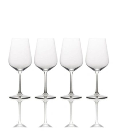 Shop Mikasa Gianna Ombre Smoke Red Wine Glasses, Set Of 4 In Gray
