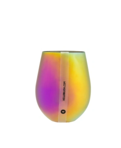 Shop Blush Mirage Stemless Wine Glass In Multi