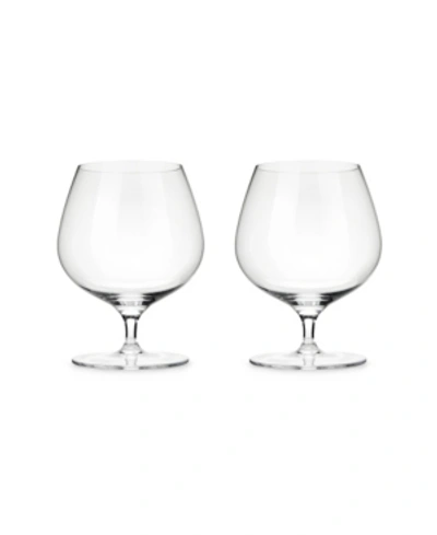 Shop Viski Crystal Wingback Cognac Glasses, Set Of 2, 17 oz In Clear