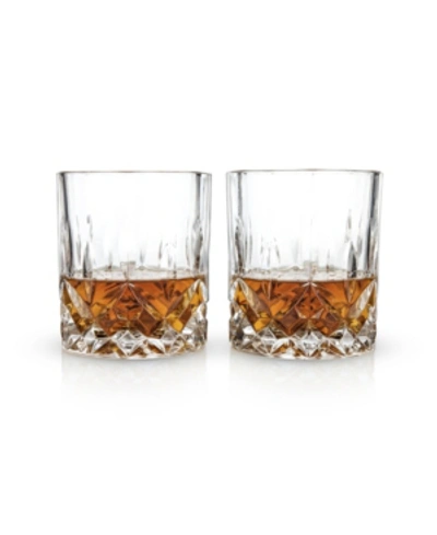 Shop Viski Admiral Crystal Tumblers, Set Of 2, 9 oz In Clear