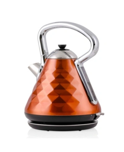 Shop Ovente 1.7 Liter Electric Kettle In Copper
