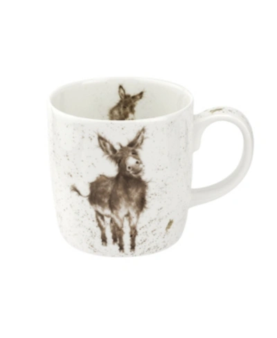 Wrendale Designs Gentle Jack Mug - Set Of 4 In White