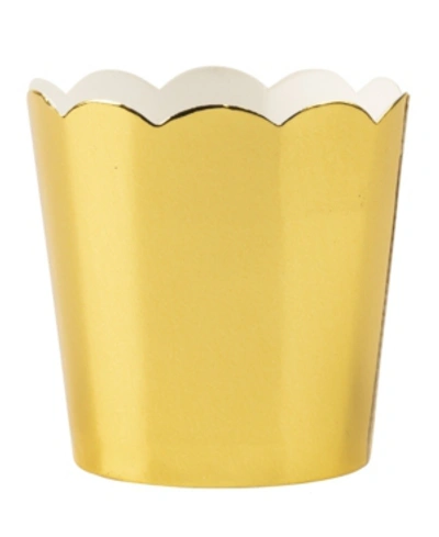 Shop Simply Baked Metallic Cup Petite, Pack Of 40 In Gold