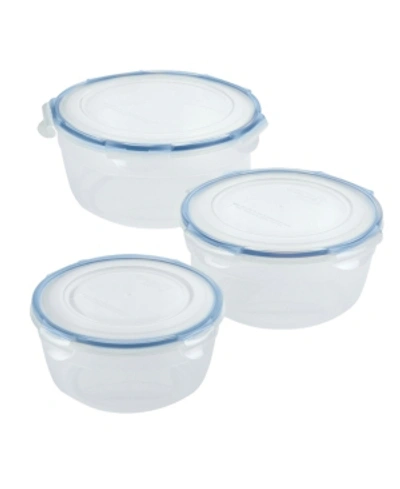 Shop Lock N Lock Easy Essentials 6-pc. Nested Bowl Food Storage Set In Clear