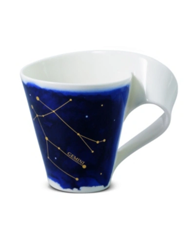 Shop Villeroy & Boch New Wave Stars Mug, Gemini In Blue