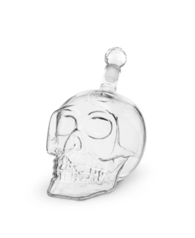 Shop Foster & Rye Skull Liquor Decanter In Clear