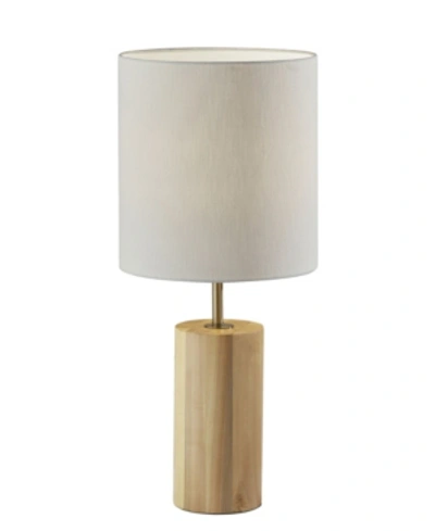 Shop Adesso Dean Table Lamp In Brown