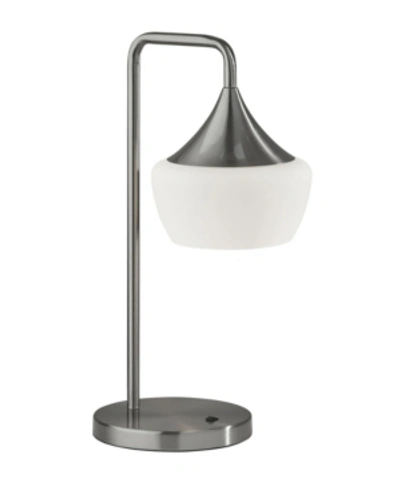 Shop Adesso Eliza Table Lamp In Silver-tone