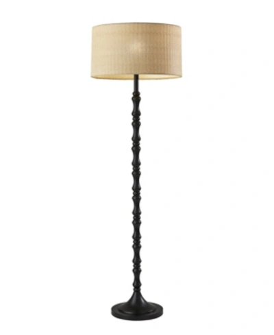 Shop Adesso Laredo Floor Lamp In Black