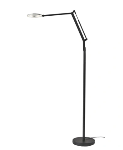 Shop Adesso Gordon Led Floor Lamp In Black