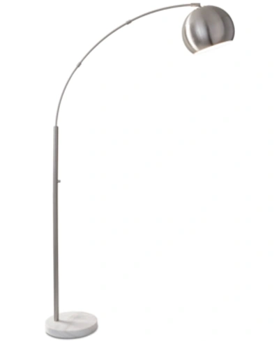 Shop Adesso Astoria Arc Lamp In Brushed St