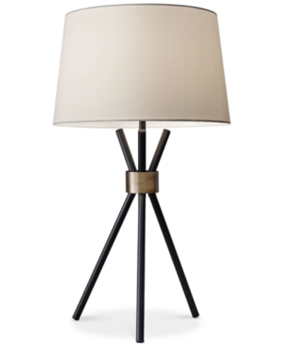 Shop Adesso Benson Tripod Table Lamp In Bronze