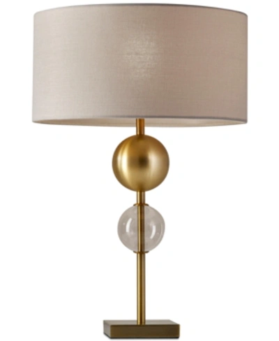 Shop Adesso Chloe Table Lamp In Antique Brown
