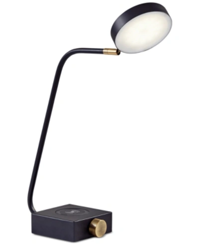 Shop Adesso Conrad Led Desk Lamp In Black