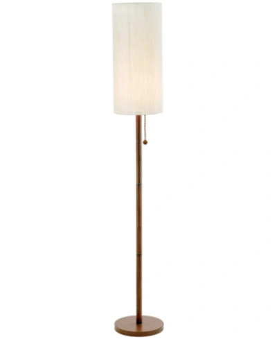 Shop Adesso Hamptons Floor Lamp In Brown