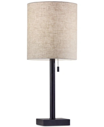 Shop Adesso Liam Table Lamp In Dark Bronze