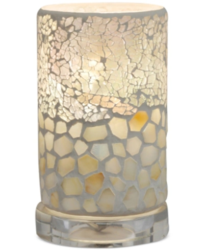 Shop Dale Tiffany Alps Mosaic Accent Table Lamp In Gray