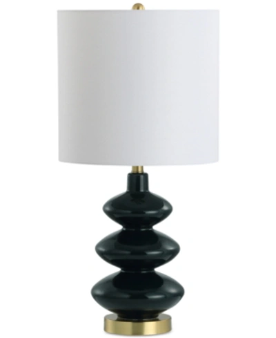 Shop Decorator's Lighting Dallan Table Lamp In Navy Blue