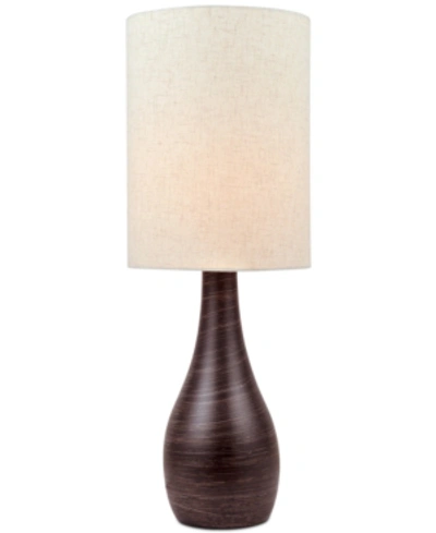 Shop Lite Source Quatro Iii Ceramic Table Lamp In Dark Bronze