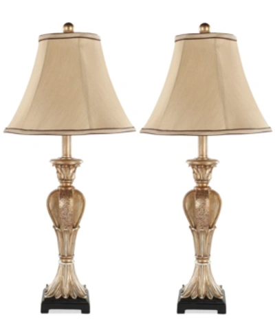 Shop Safavieh Set Of 2 Patrizia Urn Table Lamps In Gold