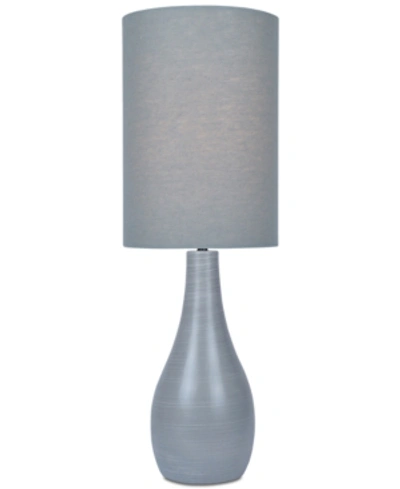Shop Lite Source Quatro 31" Ceramic Table Lamp In Grey