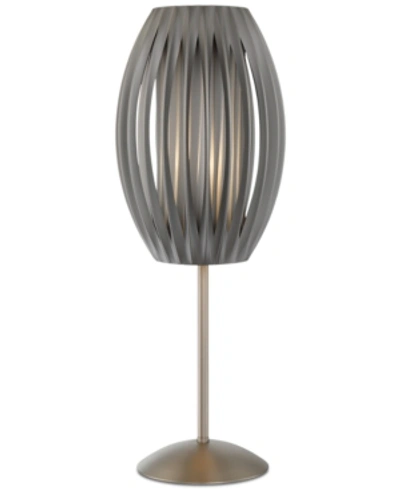 Shop Lite Source Pleated 25" Table Lamp In Grey