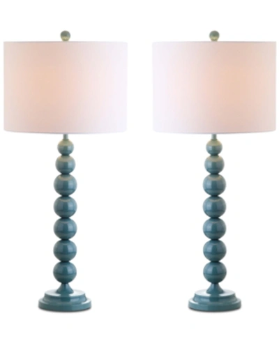 SAFAVIEH JENNA SET OF 2 TABLE LAMPS 