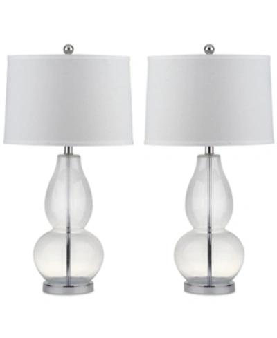 Shop Safavieh Set Of 2 Mercurio Table Lamps In Clear
