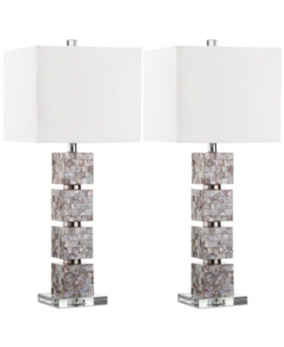 Shop Safavieh Set Of 2 Rafferty Table Lamps In Multi