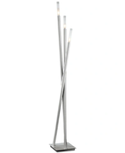 Lumisource Icicle Contemporary Floor Lamp In Nickle