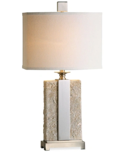 Shop Uttermost Bonea Stone Ivory Table Lamp