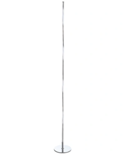 Jonathan Y Pilar Floor Lamp In Silver