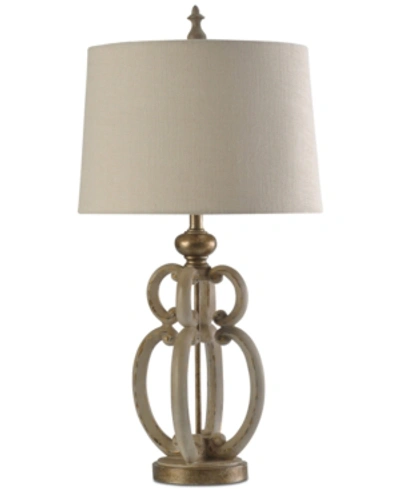 Shop Stylecraft Tuscana Table Lamp In Lgt Beige