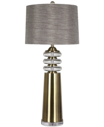 Shop Harp & Finial Tinley Table Lamp In Gold