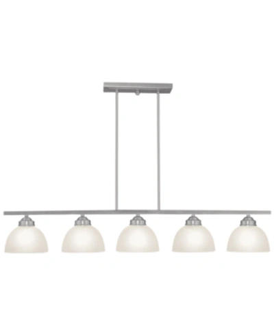 Livex Somerset Chandelier Light In Brushed Nickel