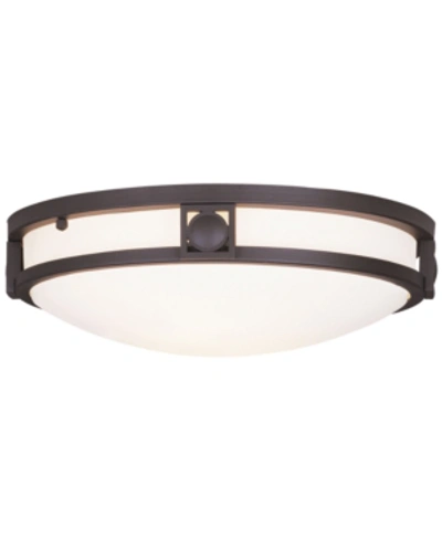 Livex Titania Flush Mount Light In Bronze