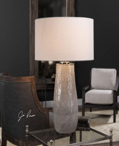 Shop Uttermost Balkana Aged Gray Table Lamp In Open Misce
