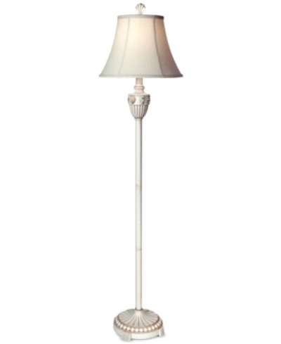 Shop Stylecraft Seashell Floor Lamp In Beige