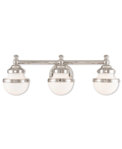 Livex Oldwick Vanity Light In Polished Chrome