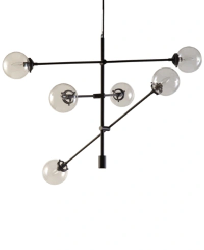 Shop Ink+ivy Cyrus Metal & Glass Chandelier In Bronze