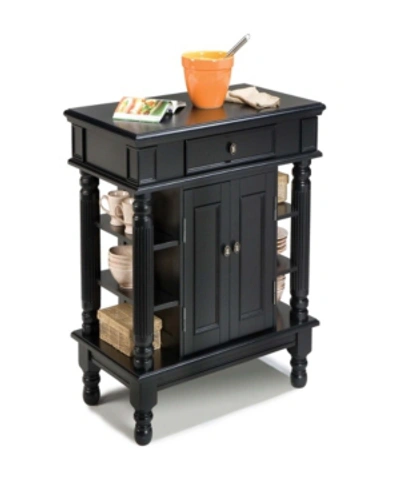 Shop Home Styles Americana Kitchen Island In Black