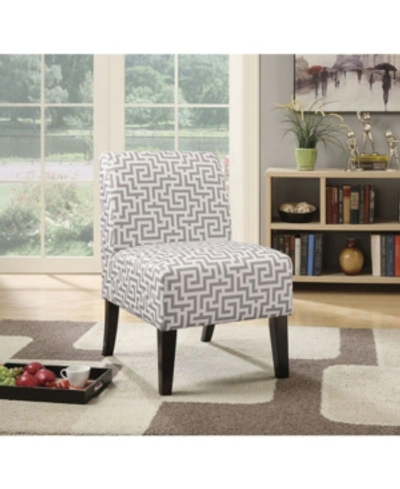 Shop Acme Furniture Ollano Accent Chair In Pewter