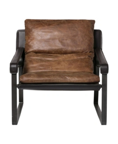 Shop Moe's Home Collection Connor Club Chair In Camel