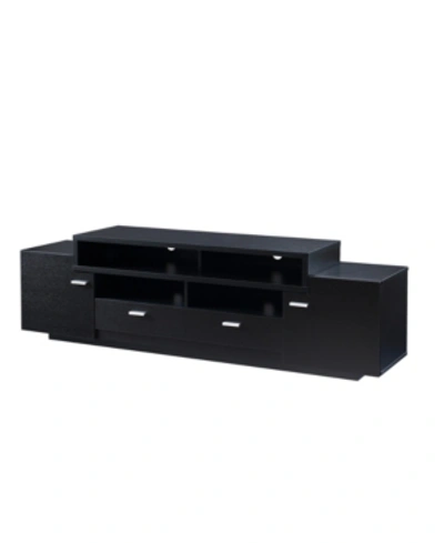 Shop Furniture Of America Braswell 72" Tv Stand In Black